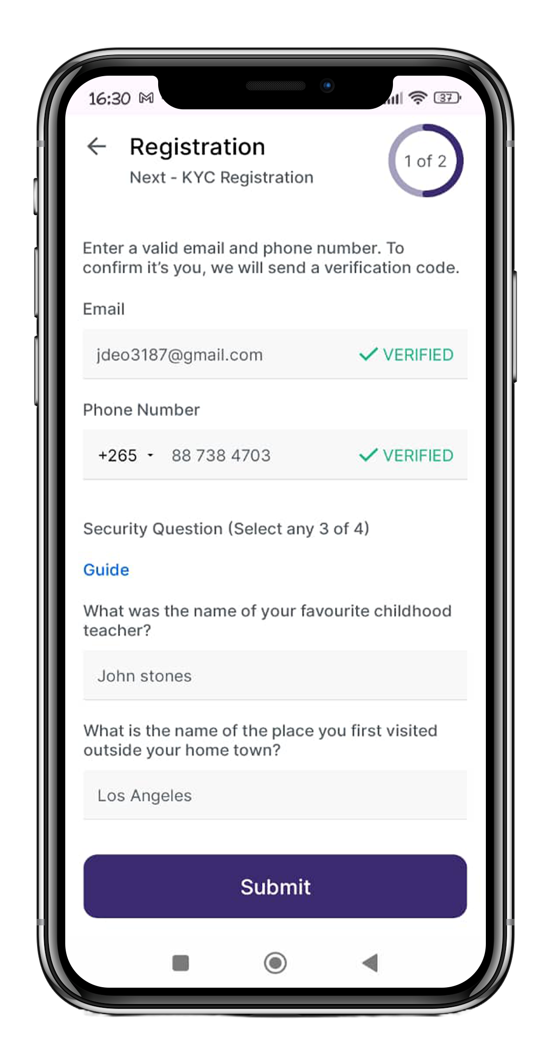 Select bank: Under the Online Banks category,
select a linked bank.